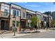 Street view of modern townhomes with brick facades and dark accents at 2614 Talley St, Decatur, GA 30030