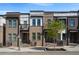 Modern brick townhome featuring a well manicured lawn and inviting front entrance at 2614 Talley St, Decatur, GA 30030