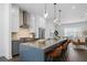 Modern kitchen with island seating and stainless steel appliances at 2614 Talley St, Decatur, GA 30030