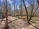 Scenic backyard with mature trees and lush foliage, offering tranquility at 4941 N Helton Rd, Winston, GA 30187