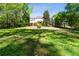 Expansive backyard featuring a well-maintained lawn and mature trees at 1755 Pinetree Pass Sw Ln, Lilburn, GA 30047