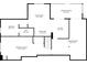 Layout showcases bedroom, bath, recreation room, kitchen, dining area, and screened porch at 4086 Norton Se Pl, Smyrna, GA 30082