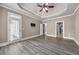 Large bedroom with backyard access and a walk-in closet at 774 Mary Ann Ne Dr, Marietta, GA 30068