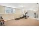 Finished basement offering ample workout space with large windows and lots of light at 133 Cross Gate Dr, Marietta, GA 30068