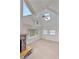 Bright bedroom featuring skylights, bay windows, and fireplace creating an inviting atmosphere at 873 Monroe Ne Cir, Atlanta, GA 30308