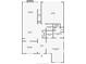 Main floor plan showing the kitchen, dining room, living room and primary bedroom layout at 416 Blue Sky Cir, Acworth, GA 30102