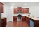 Well-equipped kitchen with stainless steel appliances, granite countertops, and plenty of cabinet space at 416 Blue Sky Cir, Acworth, GA 30102