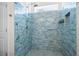 Modern tiled shower with shower head and grab bars at 416 Blue Sky Cir, Acworth, GA 30102