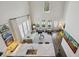 Open living room boasts lots of natural light, hardwood floors, and views of the home's decor at 530 Bismark Ne Rd, Atlanta, GA 30324