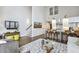 Open concept living space with a kitchen, island seating, and living area at 530 Bismark Ne Rd, Atlanta, GA 30324