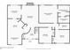 Detailed floor plan showcasing layout of the home's main floor, including kitchen, living spaces, and bedrooms at 9283 Whaleys Lake Ln, Jonesboro, GA 30238