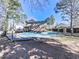 Backyard pool with the house in the background at 2311 October Nw Ct, Acworth, GA 30102