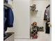 Walk-in closet with shoe racks and clothing racks at 1519 Dolcetto Nw Trce # 1, Kennesaw, GA 30152