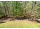 The spacious backyard features lush greenery and a sturdy wooden fence for privacy at 3137 Perimeter Cir, Buford, GA 30519
