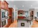 Well-equipped kitchen with stainless steel appliances and granite countertops at 3137 Perimeter Cir, Buford, GA 30519