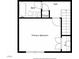 Layout of the home's second floor, featuring a primary bedroom, bathroom, and walk-in closet at 6940 Roswell Rd # 24E, Sandy Springs, GA 30328