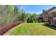 The backyard provides ample space for outdoor activities and a well-maintained lawn, creating a serene and inviting atmosphere at 5320 Northview Lk, Cumming, GA 30040