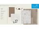 Guest bathroom design featuring cabinets, hardware, countertop, floor tile and wall tile selections at 555 Southland Cir, Canton, GA 30115