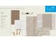 Primary bathroom design selections include Maddox almond cabinets, quartz countertops, and designer floor and wall tile at 555 Southland Cir, Canton, GA 30115