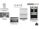 Modern kitchen appliances including a range hood, gas cooktop, microwave, dishwasher, and double oven at 555 Southland Cir, Canton, GA 30115