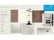 Kitchen design featuring cabinets, hardware, countertop, backsplash, flooring, sink and fireplace selections at 555 Southland Cir, Canton, GA 30115