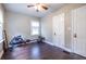 Bedroom with hard wood floors, natural light, and an exercise machine at 1010 Eden Se Ave, Atlanta, GA 30316