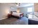 Bedroom with hardwood floors, ceiling fan, closet, and natural light from a window at 1010 Eden Se Ave, Atlanta, GA 30316