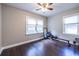Bedroom with hard wood floors, natural light, and an exercise machine at 1010 Eden Se Ave, Atlanta, GA 30316