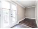 Entry way to outdoor area featuring hardwood floors and double doors for natural light at 1010 Eden Se Ave, Atlanta, GA 30316