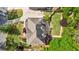 Stunning aerial view of a home showcasing its roof, driveway, and meticulously landscaped front and backyard at 2141 Abby Ne Ln, Atlanta, GA 30345