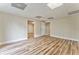 Spacious basement rec room with plank floors at 3229 Summer Stream Nw Ln, Kennesaw, GA 30152