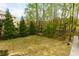 Lush backyard featuring mature trees and landscaping, providing a private and serene outdoor space at 4270 Parnell Rd, Marietta, GA 30062