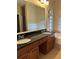 Bathroom with double sink vanity and granite countertops at 611 Parkside Village Nw Way, Marietta, GA 30060