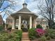 Beautiful gazebo with brick steps and flower beds in The Gates at Parkside Village community at 611 Parkside Village Nw Way, Marietta, GA 30060