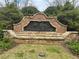Close-up of the brick and stone entrance sign for The Gates at Parkside Village at 611 Parkside Village Nw Way, Marietta, GA 30060