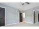 Bedroom with a trey ceiling and neutral carpet at 2430 Dresden Parc Cir, Atlanta, GA 30345