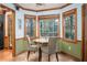 Charming breakfast nook with bay windows offering lovely views of the surrounding greenery at 2962 Moorings Pkwy, Snellville, GA 30039