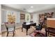 Bright office with hardwood floors, natural light, and a serene atmosphere, creating an ideal workspace for productivity at 5515 Cross Gate Ct, Sandy Springs, GA 30327