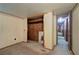 Bedroom showcasing a spacious closet and access to additional rooms at 92 Valley Se Trl, Acworth, GA 30101
