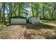 Detached garage and storage building in the backyard at 92 Valley Se Trl, Acworth, GA 30101