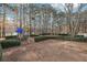 A playground with mature landscaping in a neighborhood community at 760 Woodrow Dr, Lawrenceville, GA 30043