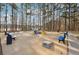 Outdoor recreation area with comfortable seating and a lake view, perfect for relaxing at 760 Woodrow Dr, Lawrenceville, GA 30043