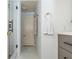 Modern bathroom has a stylish vanity, sleek fixtures, and well-lit shower at 2109 Defoors Ferry Nw Rd # D, Atlanta, GA 30318