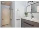 Modern bathroom features sleek vanity, stylish fixtures, and neutral decor at 2109 Defoors Ferry Nw Rd # D, Atlanta, GA 30318
