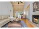 Bright living room leading to dining and kitchen at 2109 Defoors Ferry Nw Rd # D, Atlanta, GA 30318