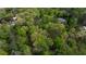 An aerial view of a densely wooded, private lot reveals stunning home sites at 5251 Powers Ferry Rd, Atlanta, GA 30327