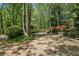 Gravel driveway surrounded by trees, rhododendrons and manicured lawn at 5251 Powers Ferry Rd, Atlanta, GA 30327