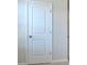 Bedroom door with a two-panel design and satin nickel hardware at 678 Egrets Landing #63, Covington, GA 30014