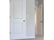 Bedroom door with a two-panel design and satin nickel hardware at 678 Egrets Landing #63, Covington, GA 30014