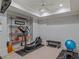 Well-equipped exercise room with cardio machines, weights, and ample space for workouts at 2114 Castlewycke Ct, Marietta, GA 30068